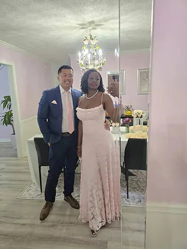 Aveline – La Robe Grâce Florissante — photo d'un client 2